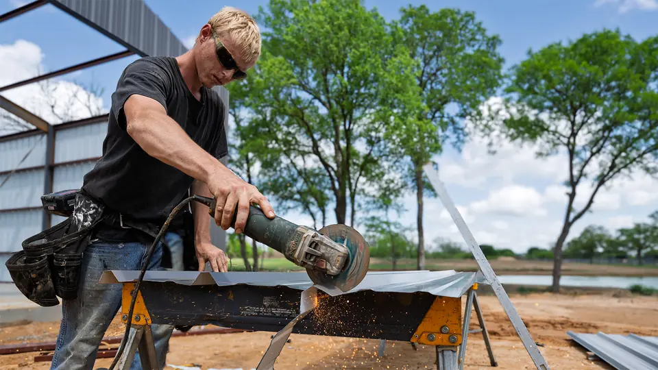 Metal construction work for TNT Builders